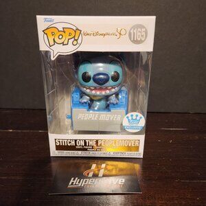Disney Stitch on the Peoplemover Funko PoP Vinyl Figure #1165